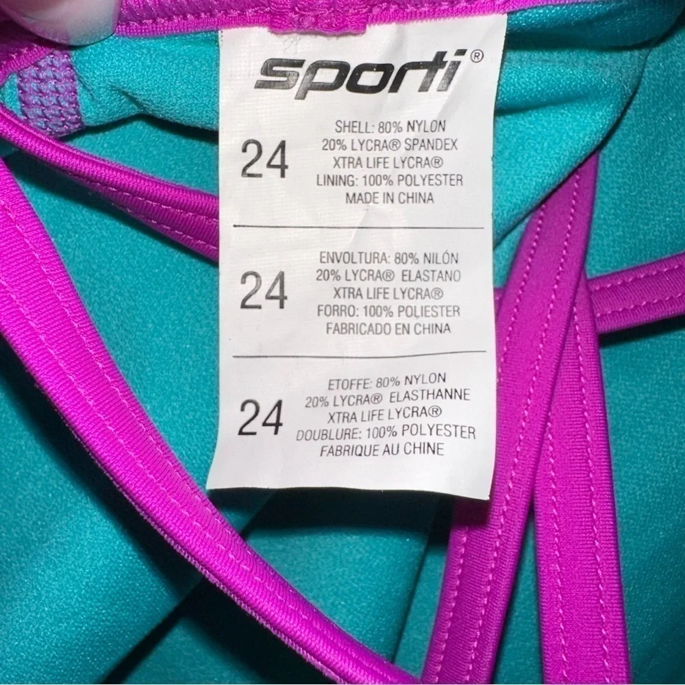 Sporti performance One Piece Swimsuit size 24 - Picture 9 of 10